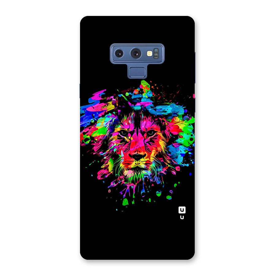 Artistic Lion Art Splash Back Case for Galaxy Note 9