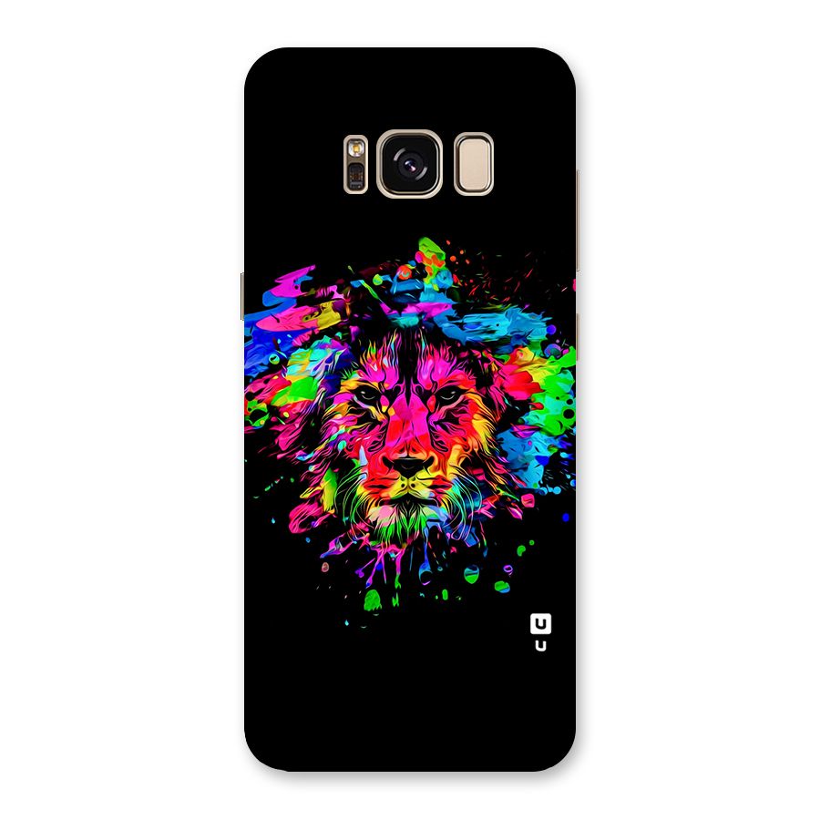 Artistic Lion Art Splash Back Case for Galaxy S8