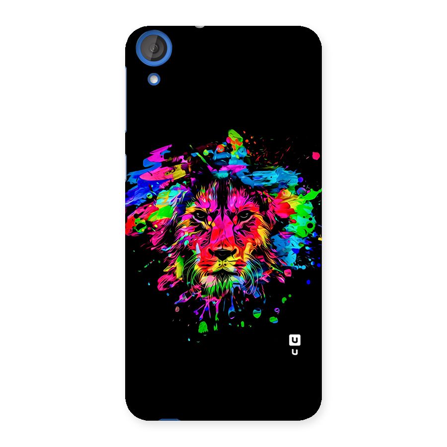 Artistic Lion Art Splash Back Case for HTC Desire 820
