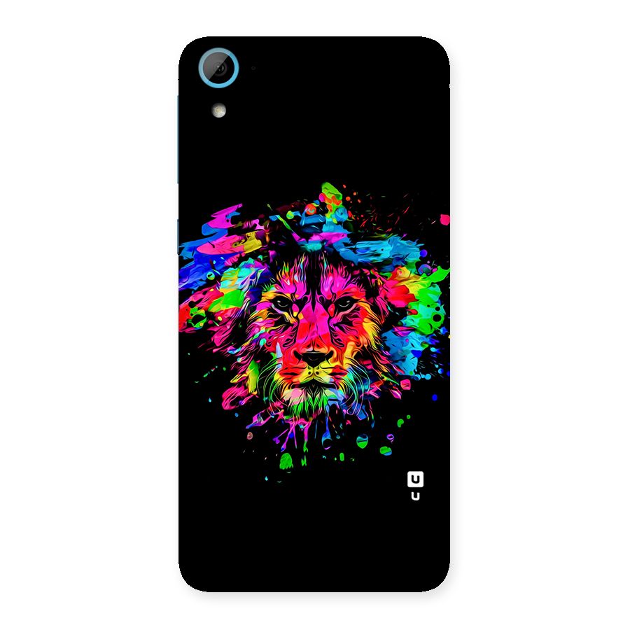 Artistic Lion Art Splash Back Case for HTC Desire 826