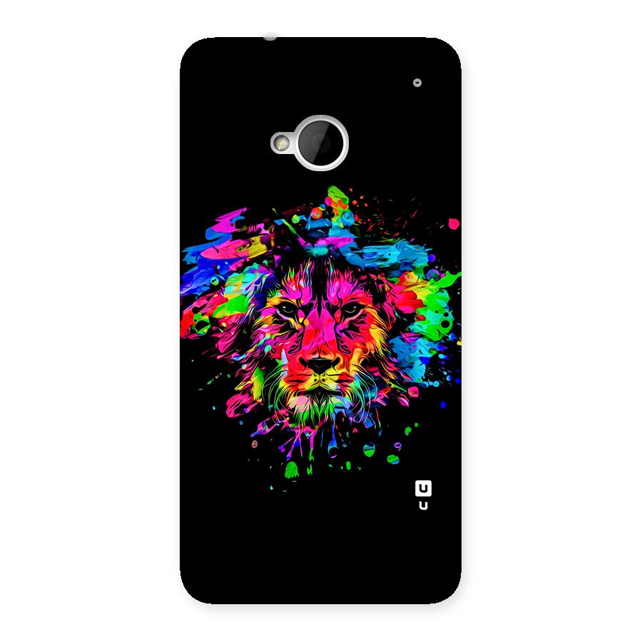 Artistic Lion Art Splash Back Case for HTC One M7