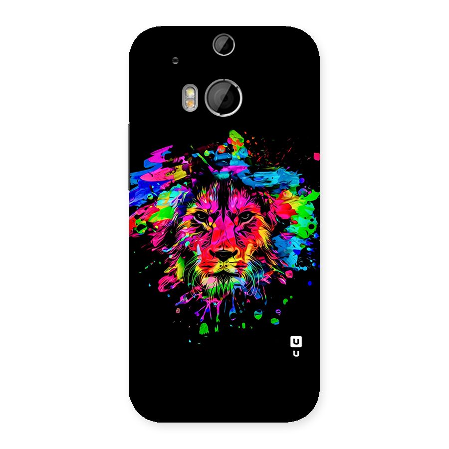 Artistic Lion Art Splash Back Case for HTC One M8