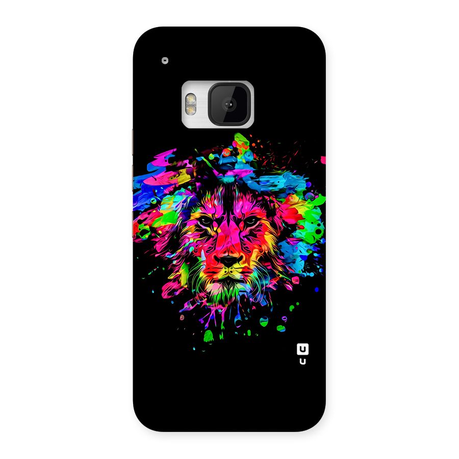 Artistic Lion Art Splash Back Case for HTC One M9