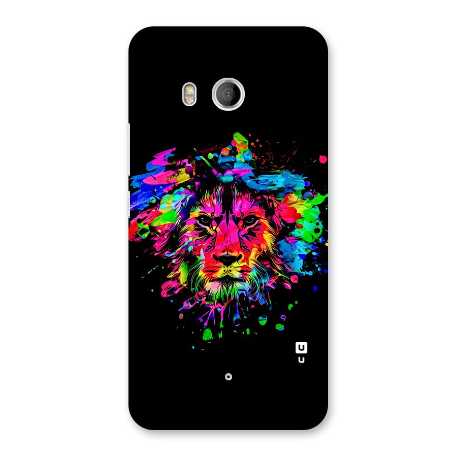 Artistic Lion Art Splash Back Case for HTC U11