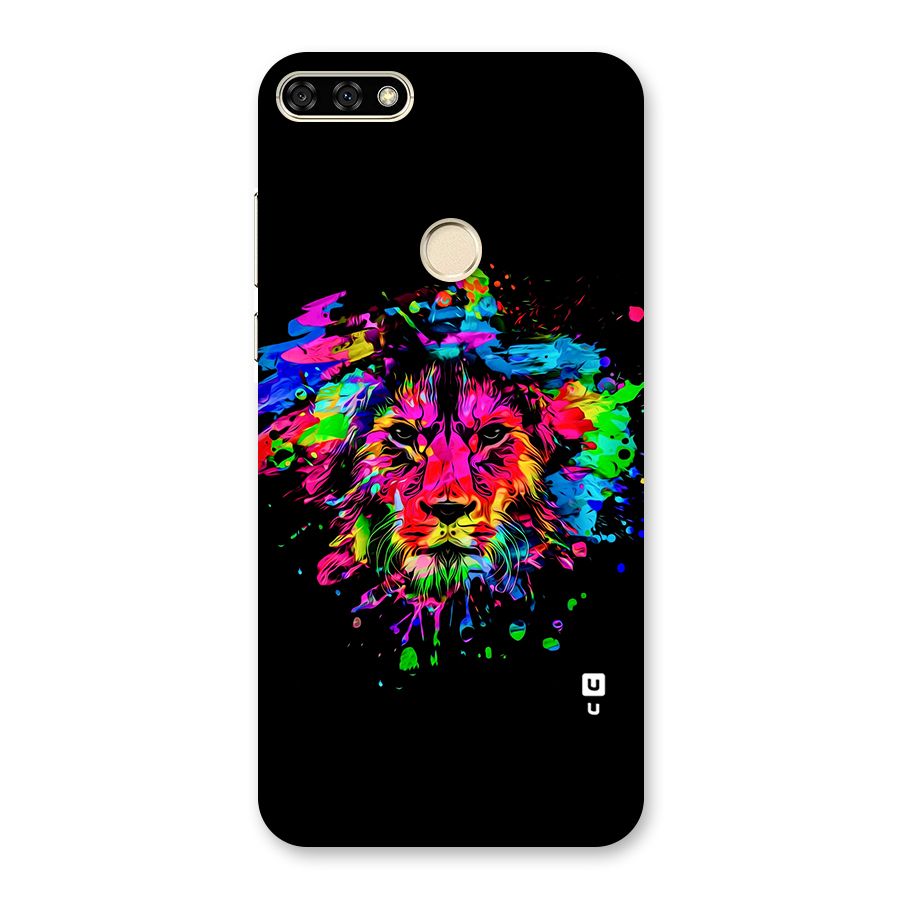 Artistic Lion Art Splash Back Case for Honor 7A