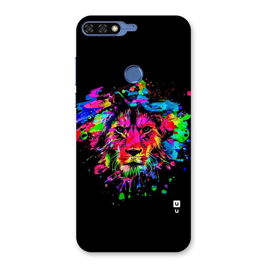Artistic Lion Art Splash Back Case for Honor 7C
