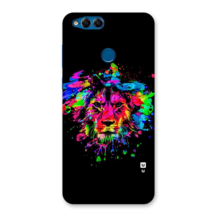 Artistic Lion Art Splash Back Case for Honor 7X
