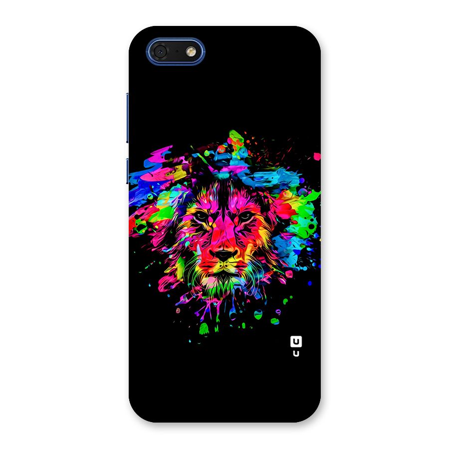 Artistic Lion Art Splash Back Case for Honor 7s