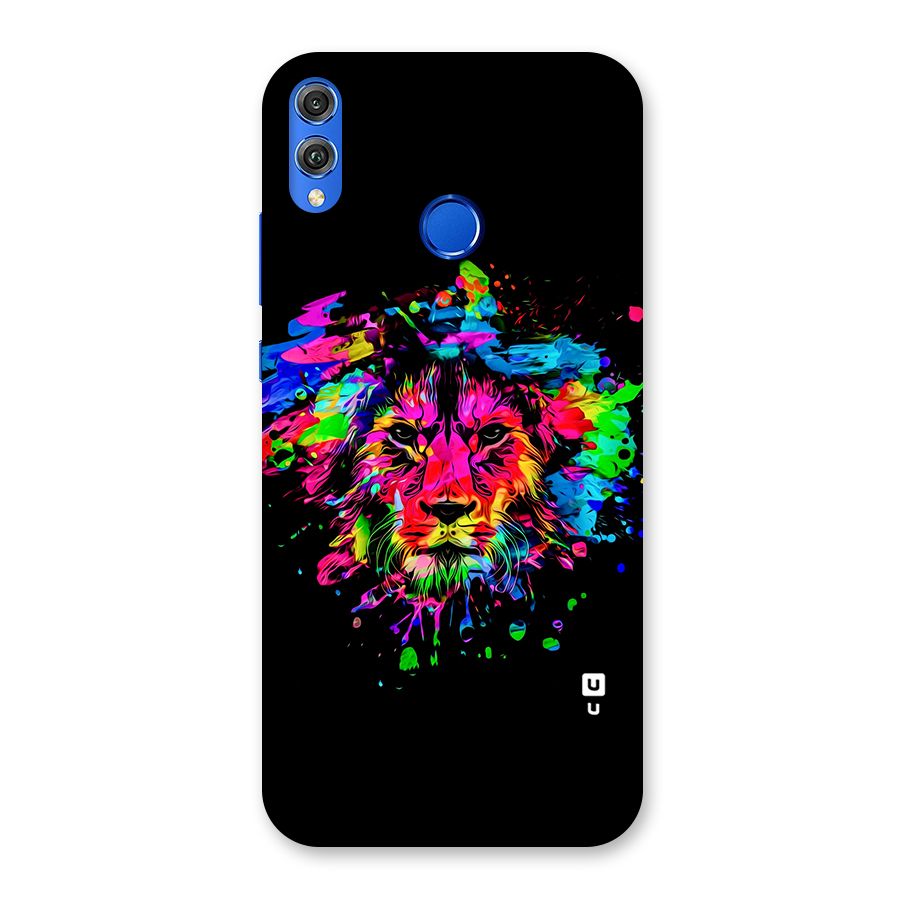 Artistic Lion Art Splash Back Case for Honor 8X