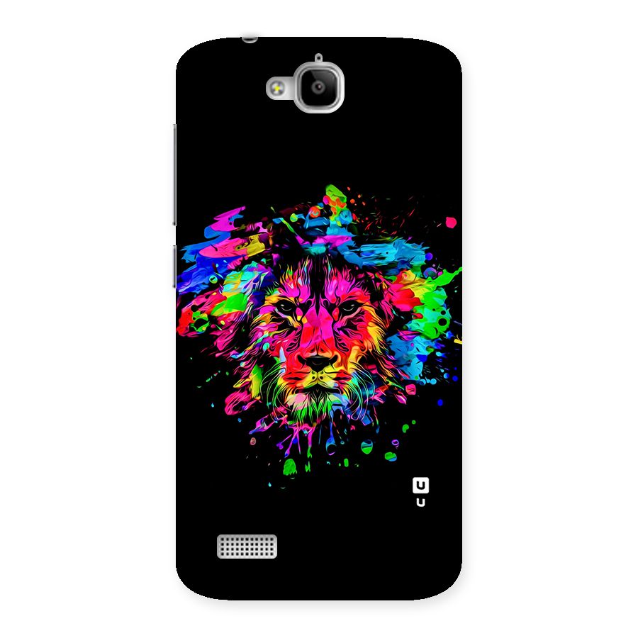 Artistic Lion Art Splash Back Case for Honor Holly