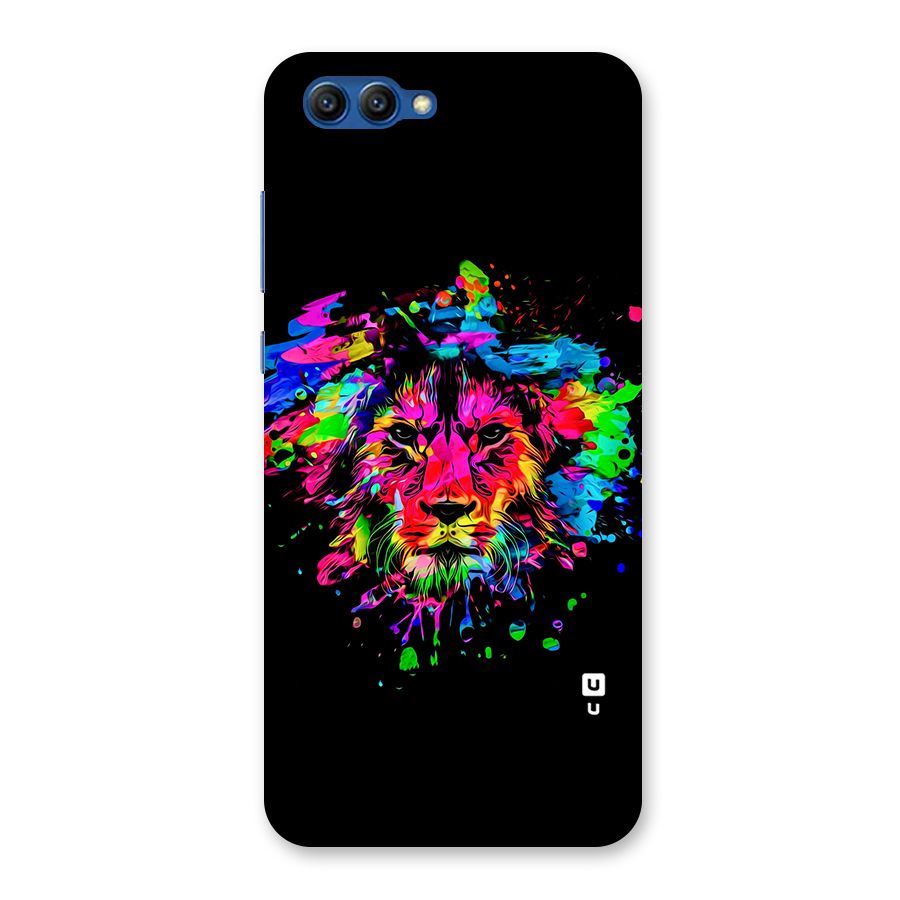 Artistic Lion Art Splash Back Case for Honor View 10