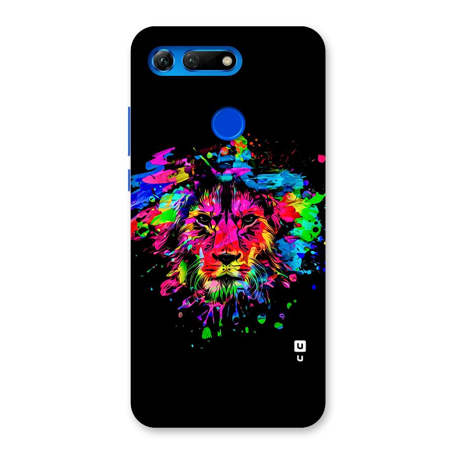 Artistic Lion Art Splash Back Case for Honor View 20