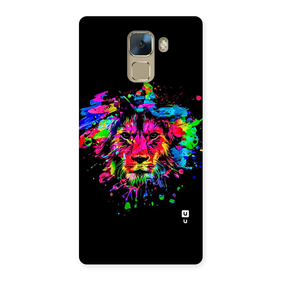 Artistic Lion Art Splash Back Case for Huawei Honor 7