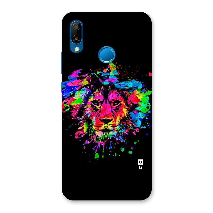 Artistic Lion Art Splash Back Case for Huawei P20 Lite
