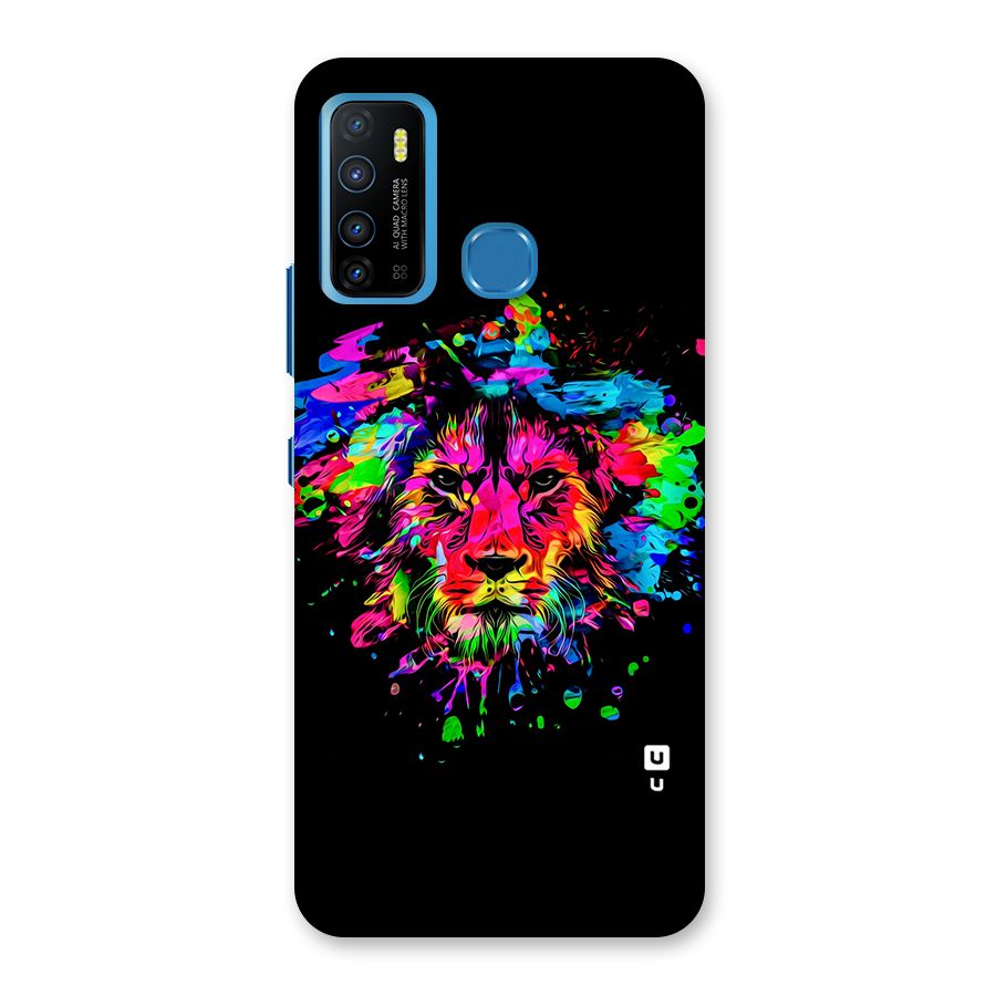 Artistic Lion Art Splash Back Case for Infinix Hot 9