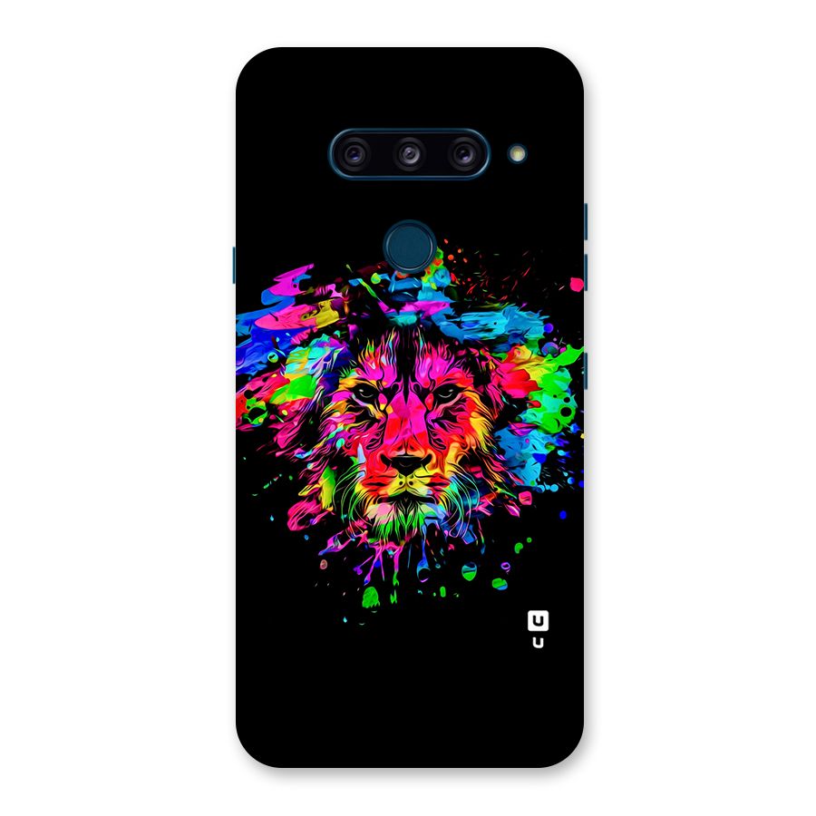 Artistic Lion Art Splash Back Case for LG  V40 ThinQ