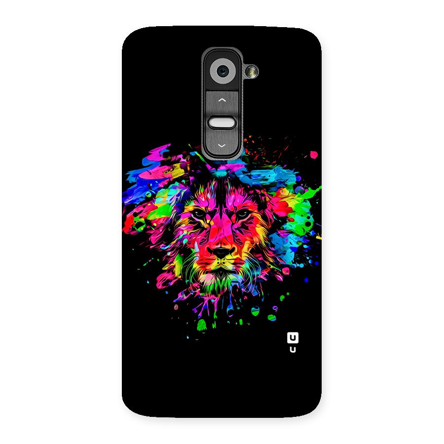 Artistic Lion Art Splash Back Case for LG G2