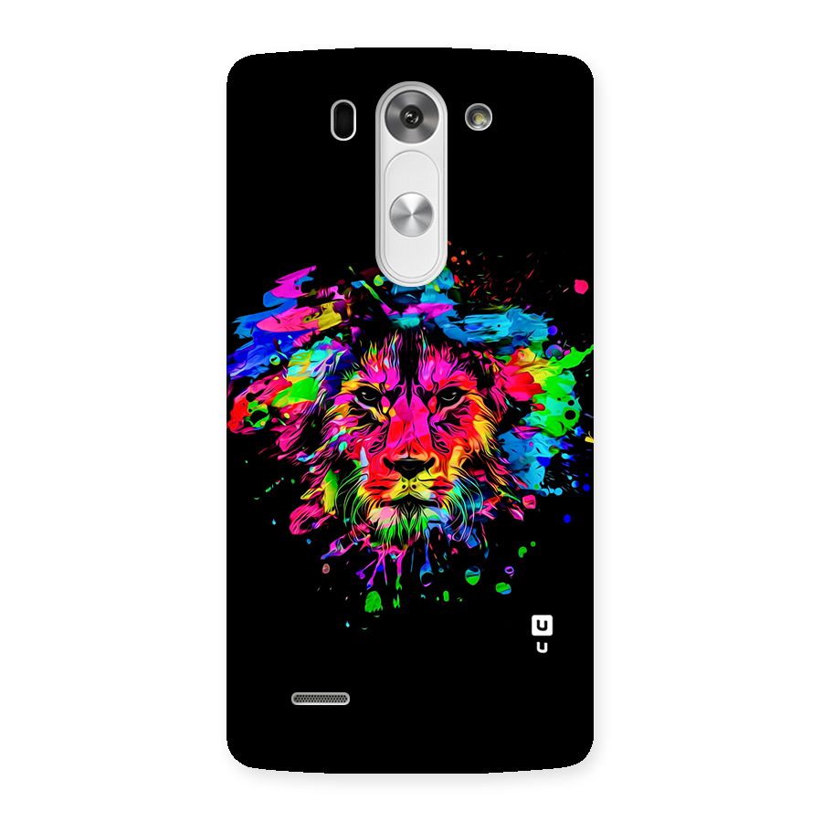 Artistic Lion Art Splash Back Case for LG G3 Beat