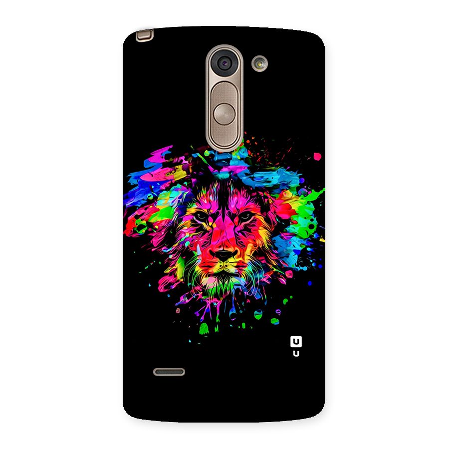 Artistic Lion Art Splash Back Case for LG G3 Stylus