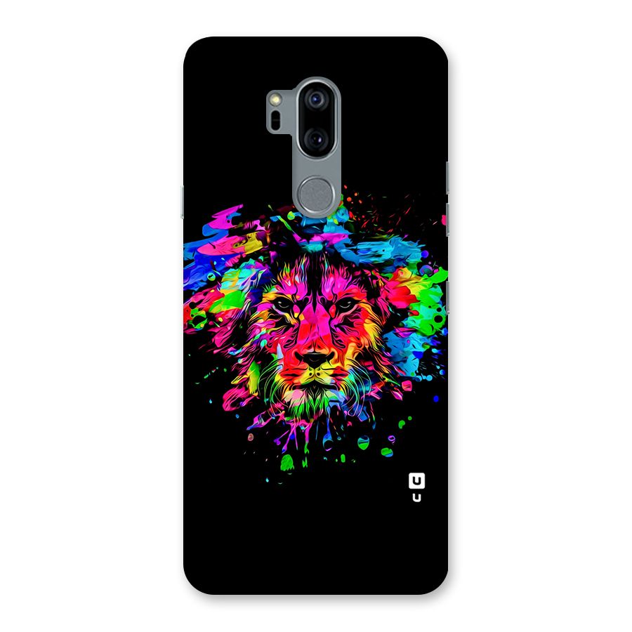 Artistic Lion Art Splash Back Case for LG G7