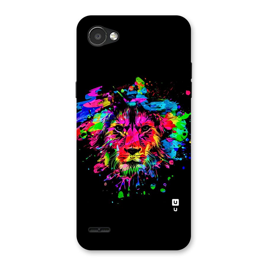 Artistic Lion Art Splash Back Case for LG Q6