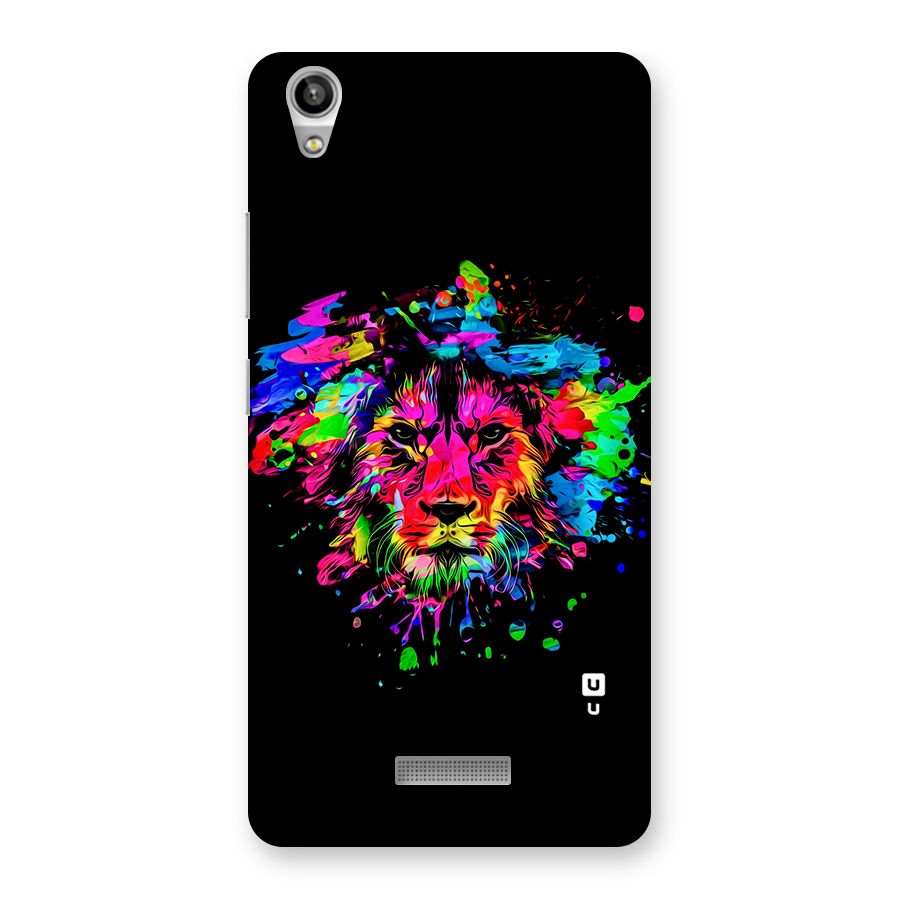Artistic Lion Art Splash Back Case for Lava-Pixel-V1
