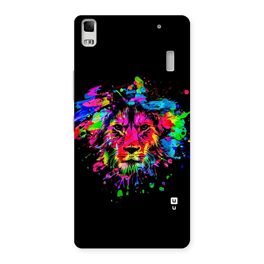 Artistic Lion Art Splash Back Case for Lenovo K3 Note