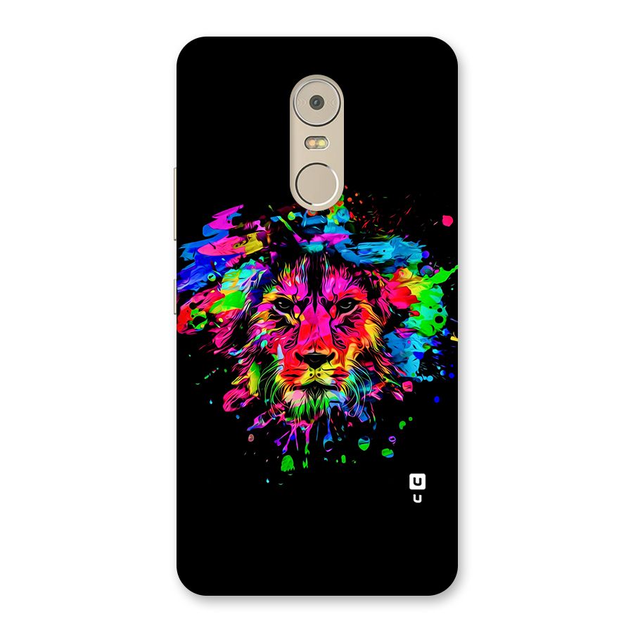Artistic Lion Art Splash Back Case for Lenovo K6 Note