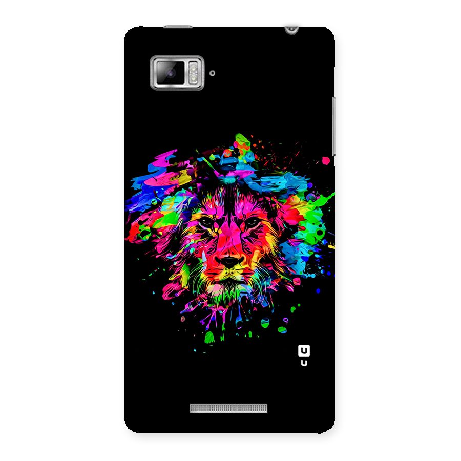 Artistic Lion Art Splash Back Case for Lenovo Vibe Z K910