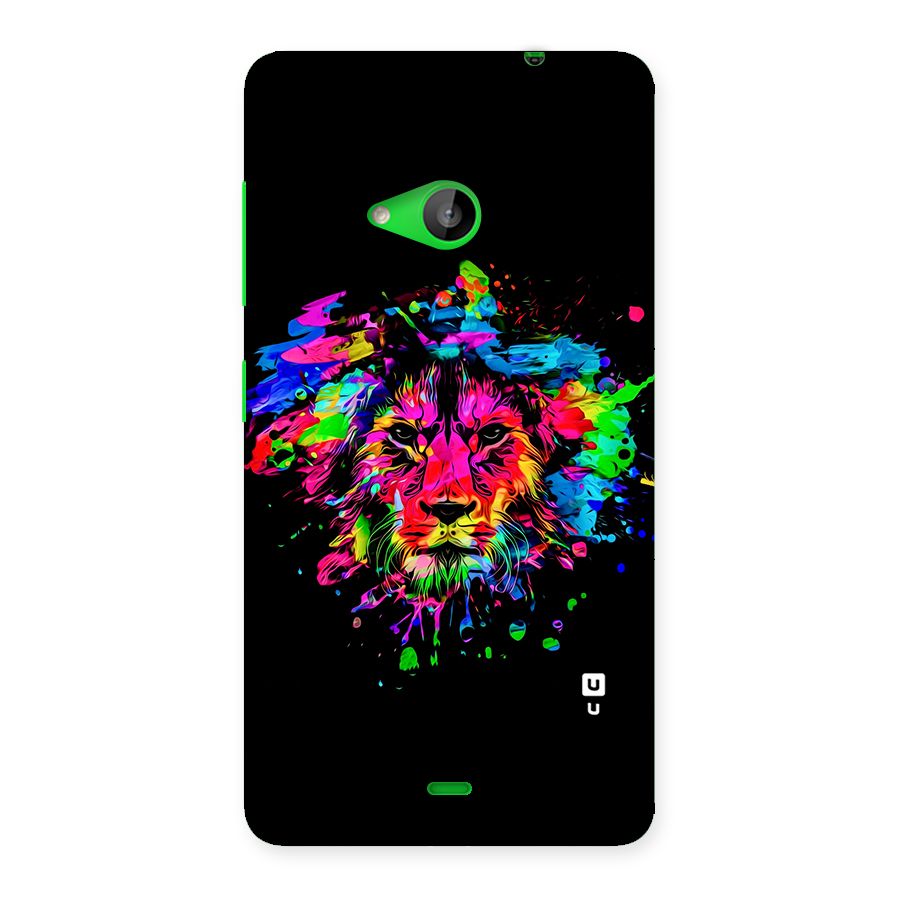 Artistic Lion Art Splash Back Case for Lumia 535