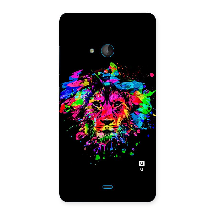 Artistic Lion Art Splash Back Case for Lumia 540