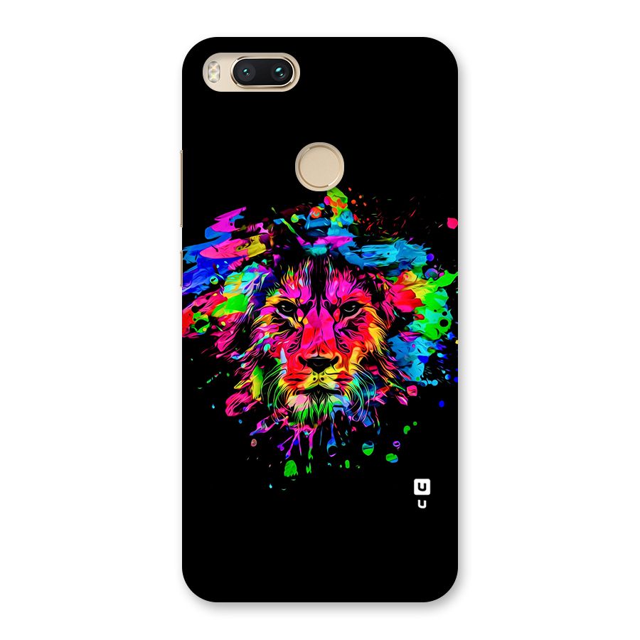 Artistic Lion Art Splash Back Case for Mi A1