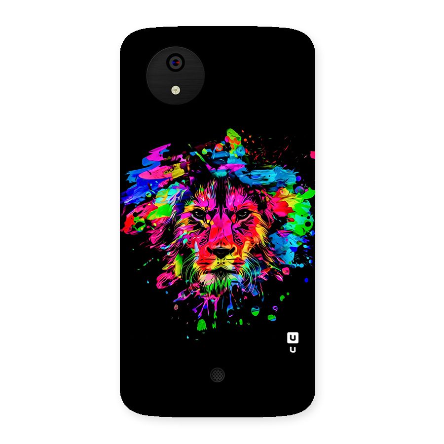 Artistic Lion Art Splash Back Case for Micromax Canvas A1