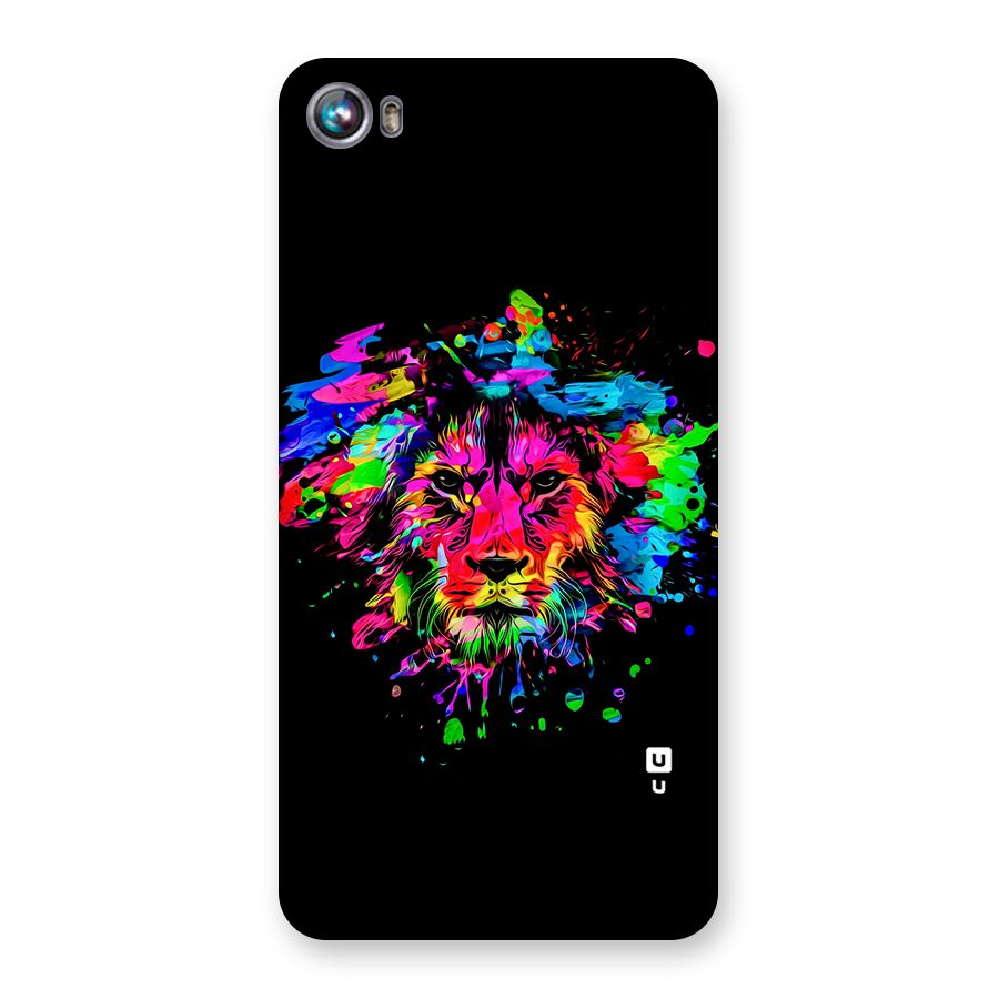 Artistic Lion Art Splash Back Case for Micromax Canvas Fire 4 A107