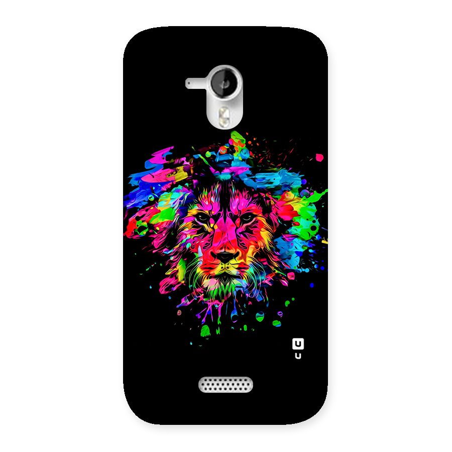 Artistic Lion Art Splash Back Case for Micromax Canvas HD A116