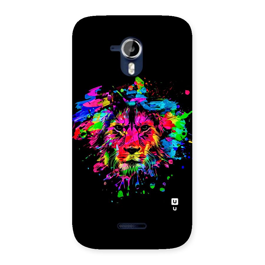 Artistic Lion Art Splash Back Case for Micromax Canvas Magnus A117