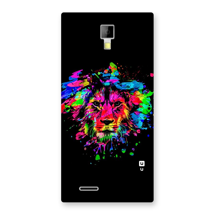 Artistic Lion Art Splash Back Case for Micromax Canvas Xpress A99