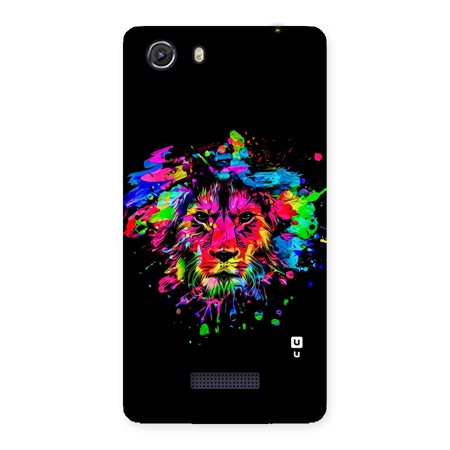 Artistic Lion Art Splash Back Case for Micromax Unite 3