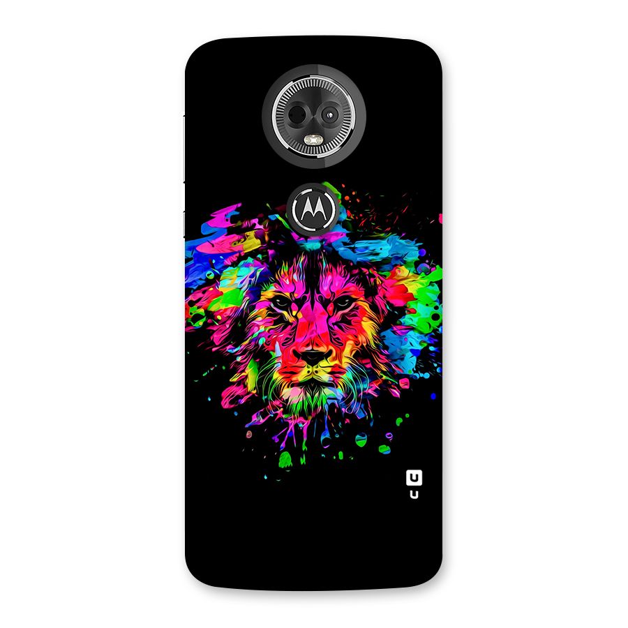 Artistic Lion Art Splash Back Case for Moto E5 Plus