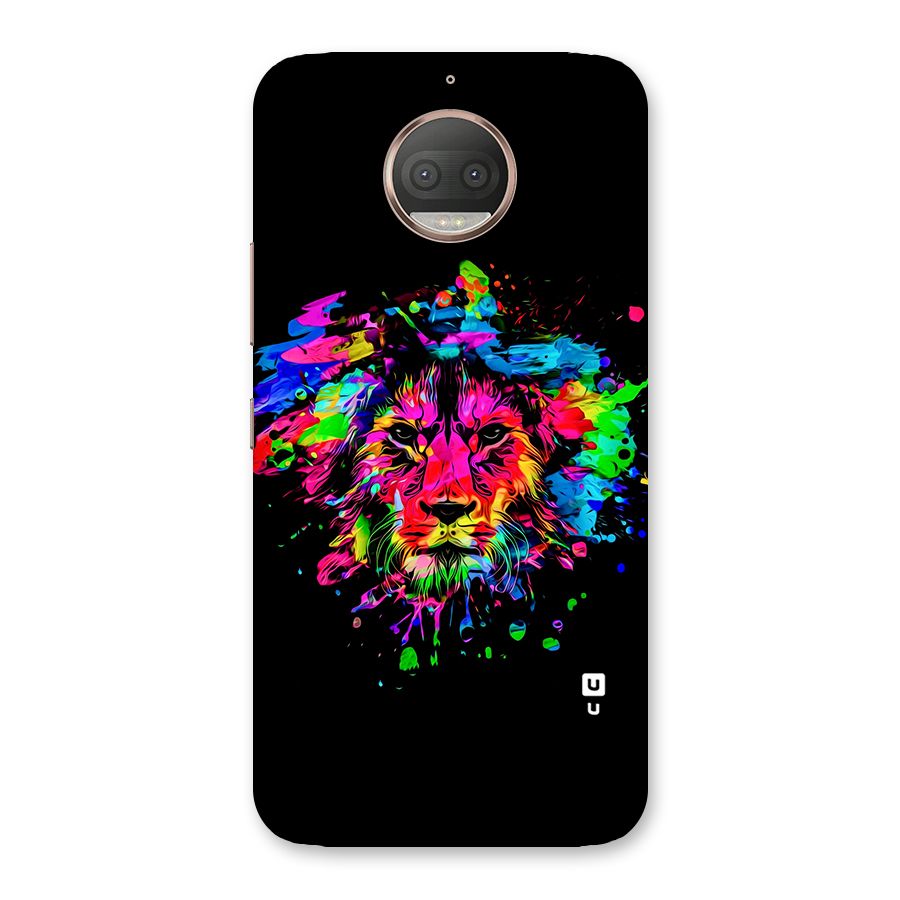 Artistic Lion Art Splash Back Case for Moto G5s Plus