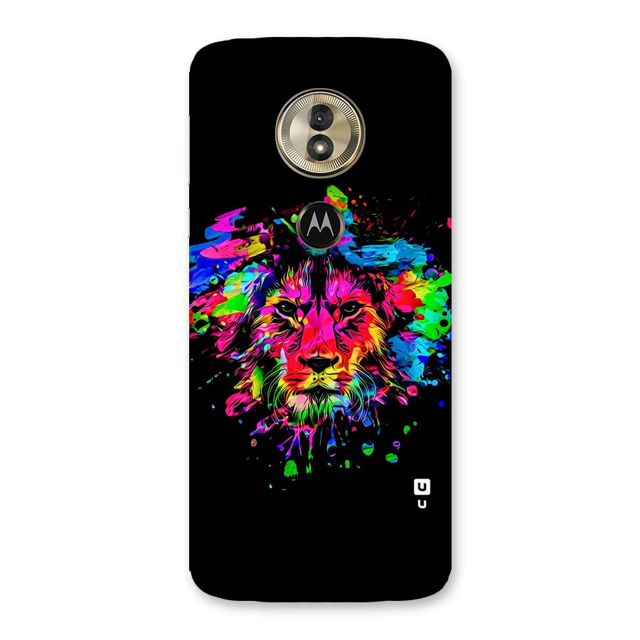 Artistic Lion Art Splash Back Case for Moto G6 Play
