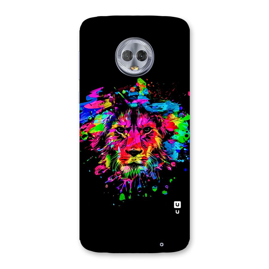 Artistic Lion Art Splash Back Case for Moto G6 Plus