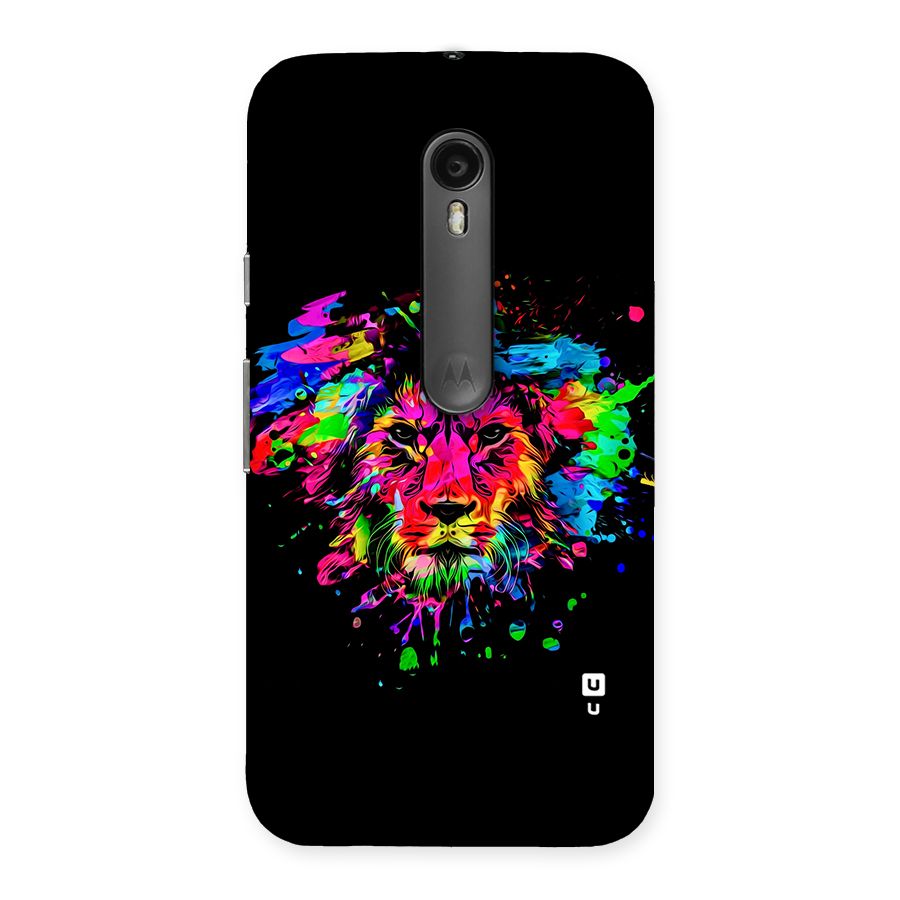 Artistic Lion Art Splash Back Case for Moto G Turbo