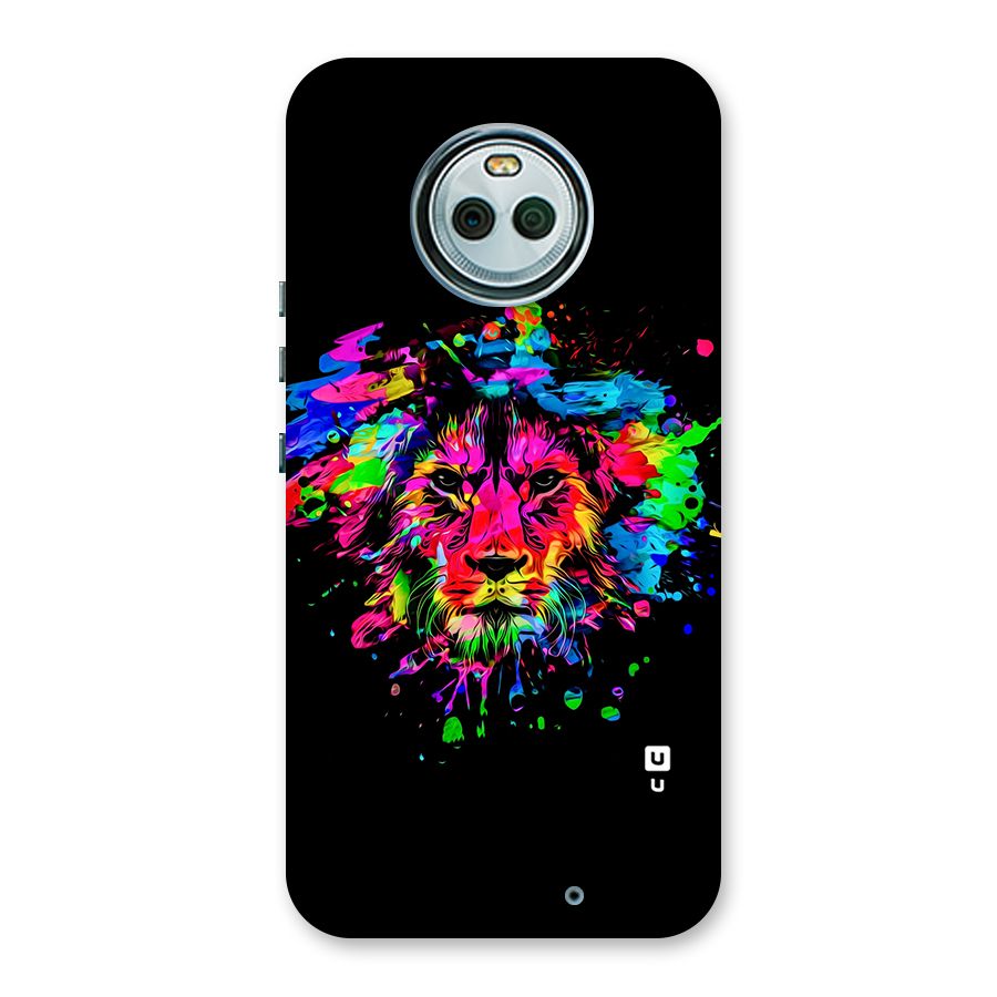 Artistic Lion Art Splash Back Case for Moto X4