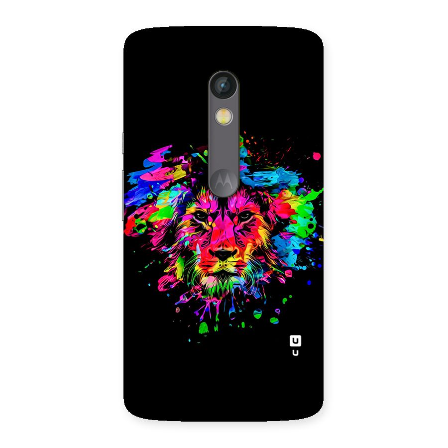 Artistic Lion Art Splash Back Case for Moto X Play