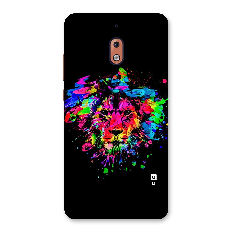 Artistic Lion Art Splash Back Case for Nokia 2.1