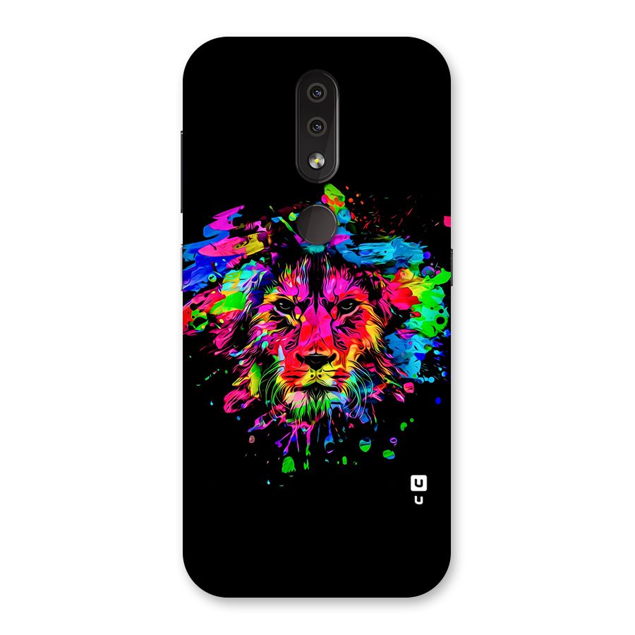 Artistic Lion Art Splash Back Case for Nokia 4.2