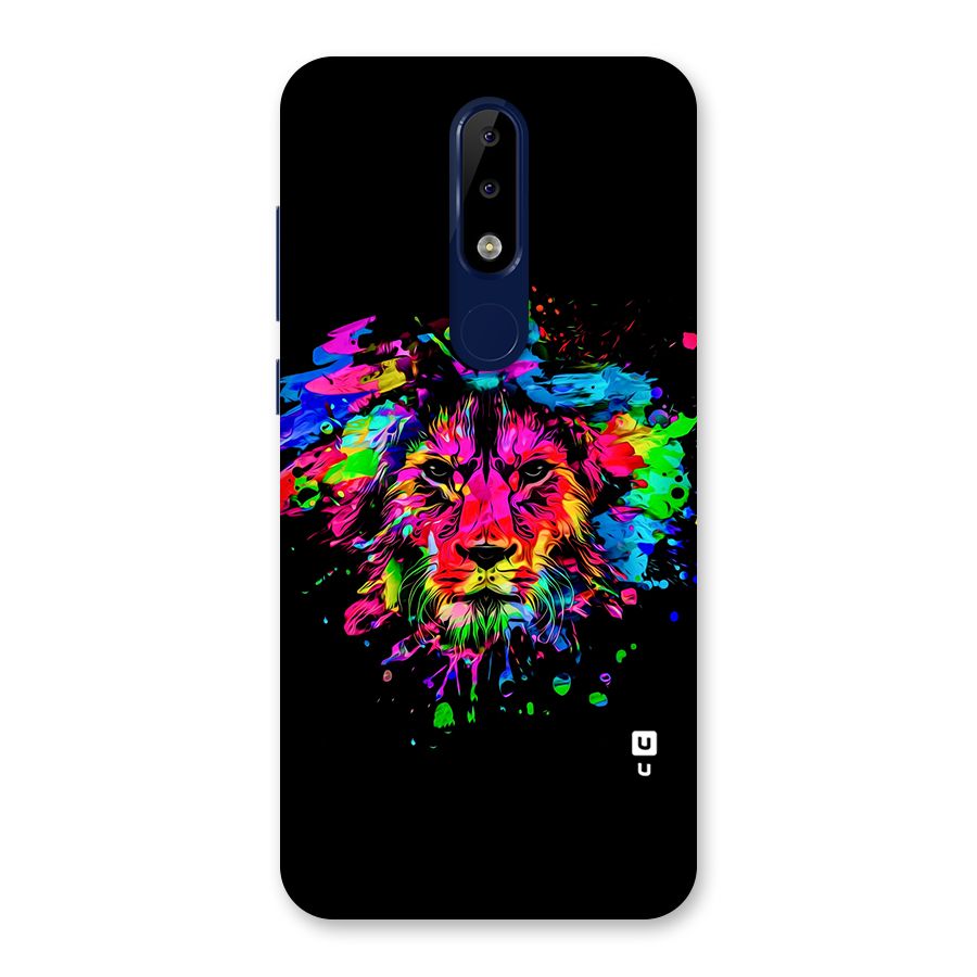 Artistic Lion Art Splash Back Case for Nokia 5.1 Plus