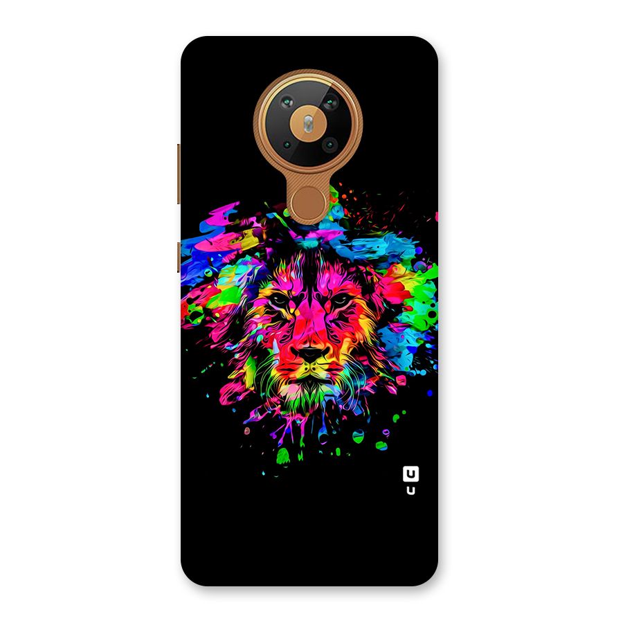 Artistic Lion Art Splash Back Case for Nokia 5.3