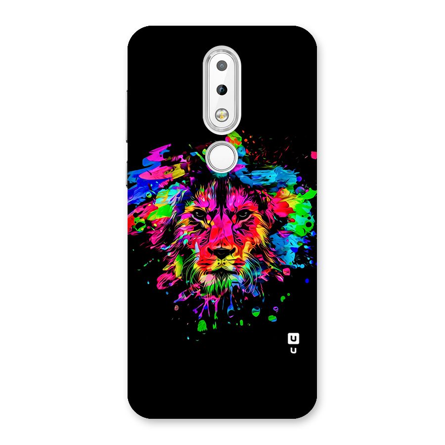 Artistic Lion Art Splash Back Case for Nokia 6.1 Plus